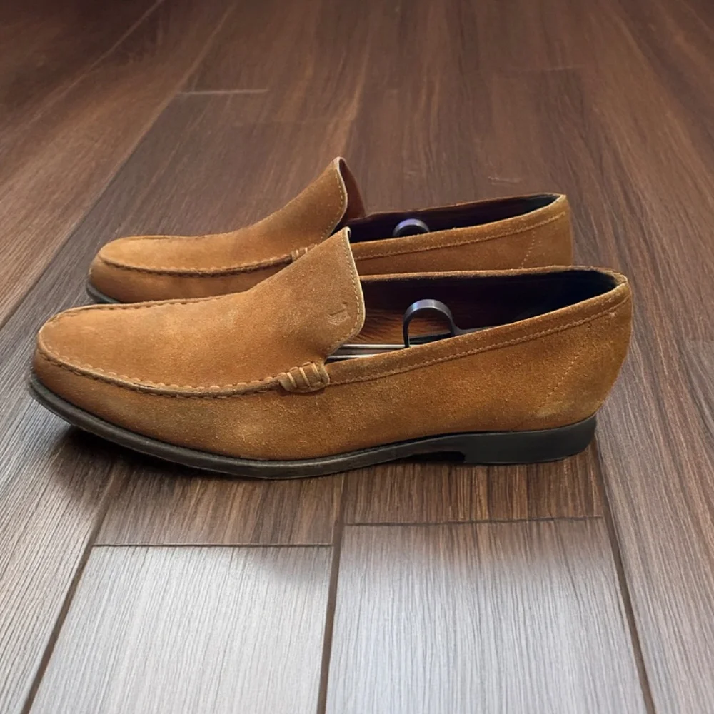Tod's Brown Suede Loafers UK10